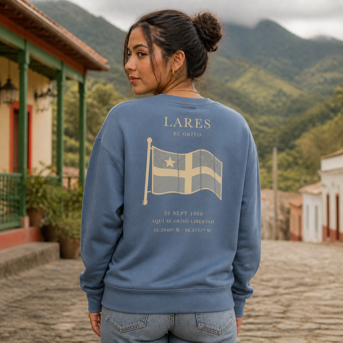 Lares Back Reveal on a female model