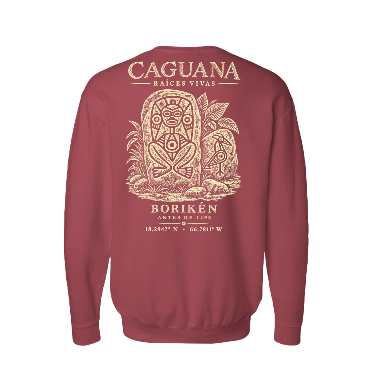 Caguana Back Reveal sweatshirt back